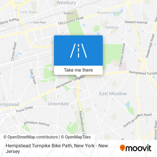 ¿Cómo llegar a Hempstead Turnpike Bike Path en East Meadow, Ny en Autobús o Tren?