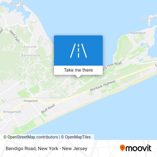¿Cómo llegar a Bendigo Road en Amagansett, Ny en Tren o Autobús?