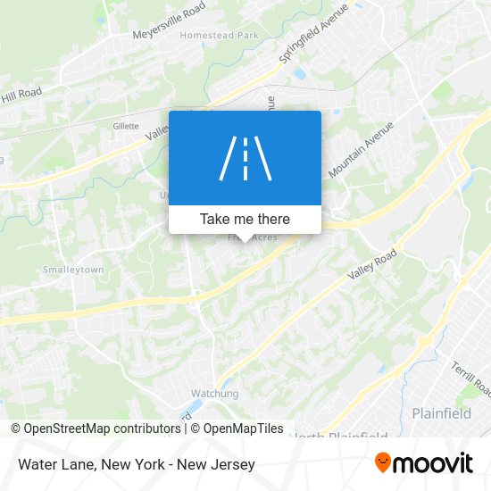 ¿Cómo llegar a Water Lane, Berkeley Heights, Nj en Autobús o Tren?