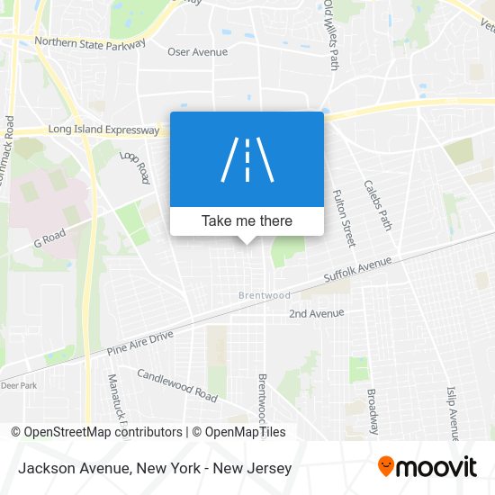 ¿Cómo llegar a Jackson Avenue en Brentwood, Ny en Tren o Autobús?