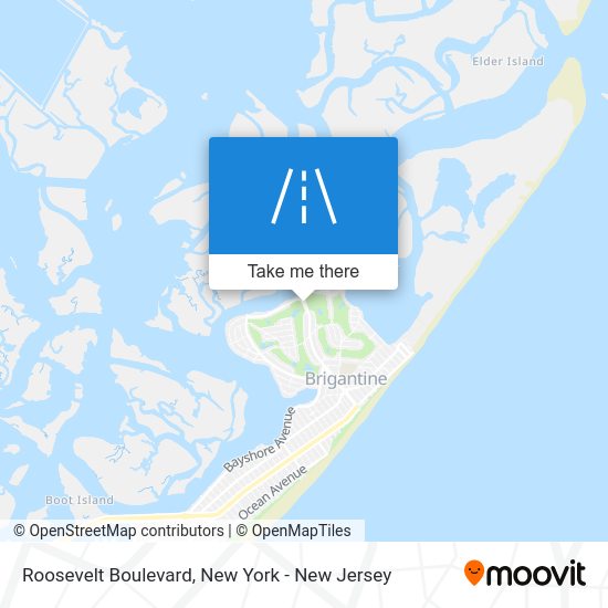 ¿Cómo llegar a Roosevelt Boulevard, Brigantine, Nj en Autobús?