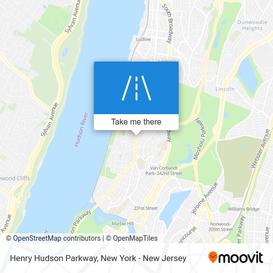 How to get to Henry Hudson Parkway, Bronx by bus, subway or train?