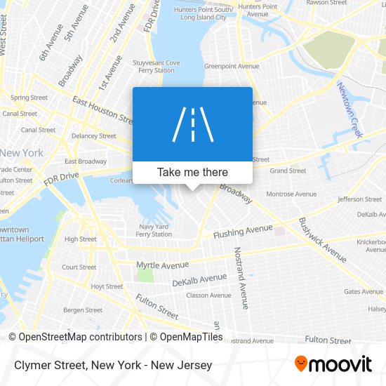 How to get to Clymer Street, New York New Jersey by Subway, Bus or Train?