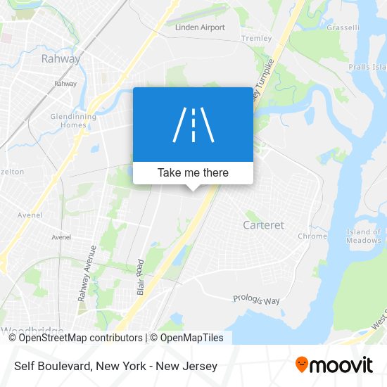 ¿Cómo llegar a Self Boulevard, Carteret, Nj en autobús, tren o metro?