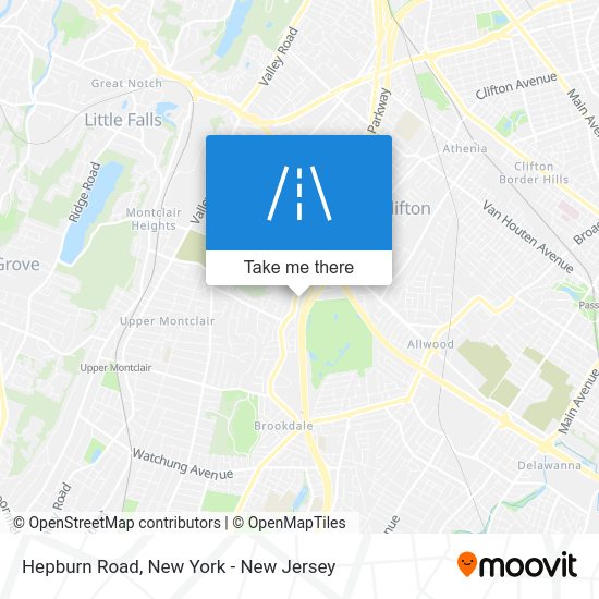 ¿Cómo llegar a Hepburn Road en Clifton, Nj en Autobús, Tren o Metro?