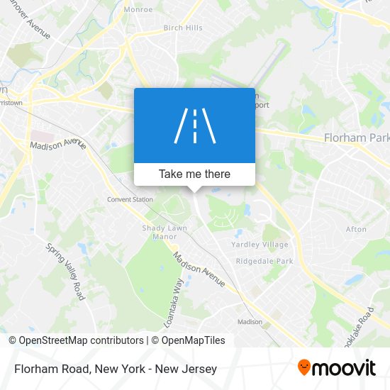 How to get to Florham Road, Florham Park, Nj by bus or train?