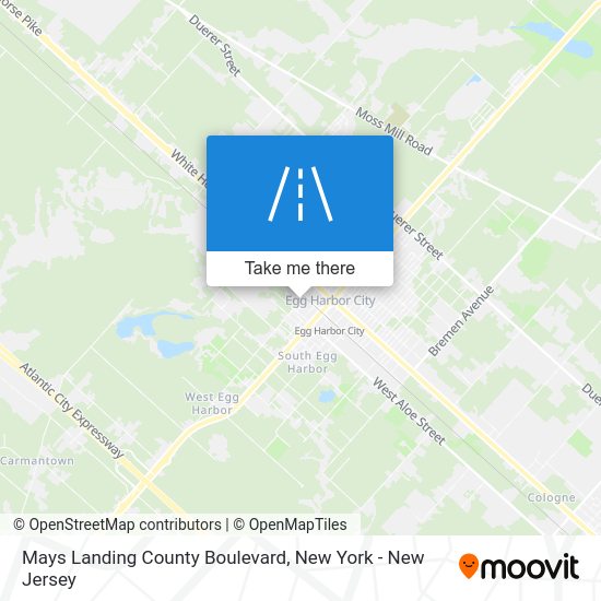 ¿Cómo llegar a Mays Landing County Boulevard, Galloway, Nj en Autobús o