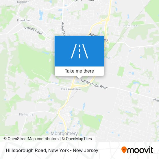 How to get to Hillsborough Road, Hillsborough, Nj by train or subway?