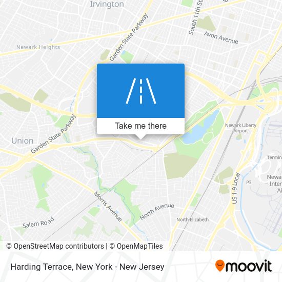 How to get to Harding Terrace, Hillside, Nj by bus, train or subway?