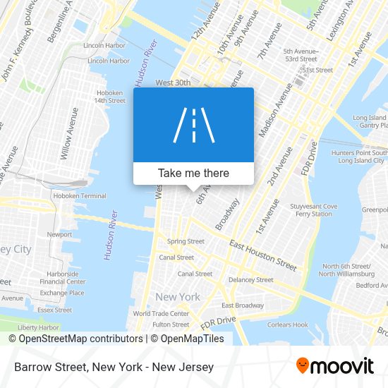 Barrow St Nyc Map How to get to Barrow Street in Manhattan by Bus, Subway or Train?