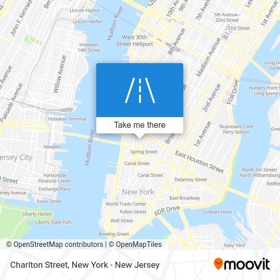 How to get to Charlton Street, Manhattan by subway, bus or train?