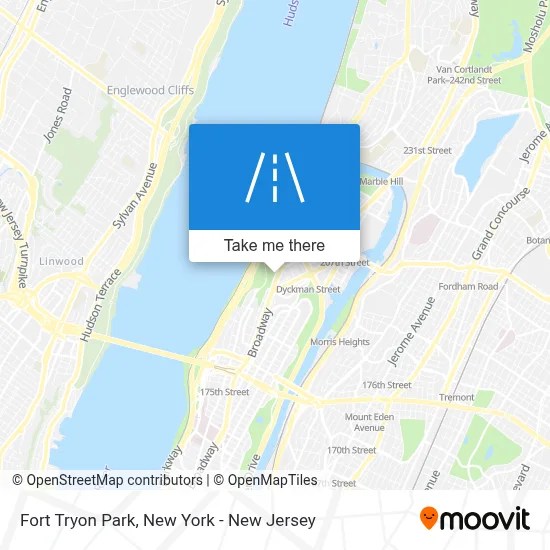 Fort Tryon Park Map How To Get To Fort Tryon Park In Manhattan By Subway, Bus Or Train?