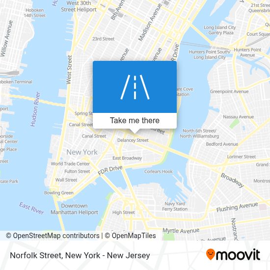 Directions to 172 Norfolk St, New York, NY MapQuest
