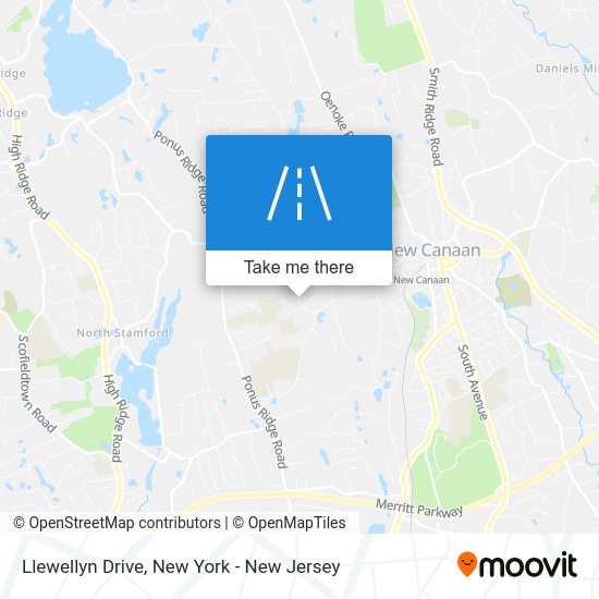 ¿Cómo llegar a Llewellyn Drive, New Canaan, Ct en Tren o Autobús?