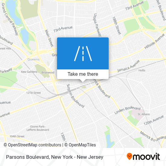 How to get to Parsons Boulevard, Queens by bus, subway or train?