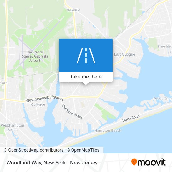 ¿Cómo llegar a Woodland Way, Quogue, Ny en Autobús o Tren?