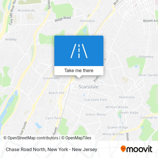 ¿Cómo llegar a Chase Road North en Scarsdale, Ny en Autobús, Tren o Metro?