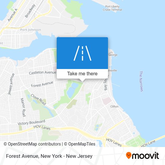 How to get to Forest Avenue, Staten Island by bus, ferry, subway or train?