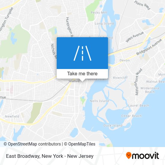 ¿Cómo llegar a East Broadway en Stratford, Ct en Tren o Autobús?