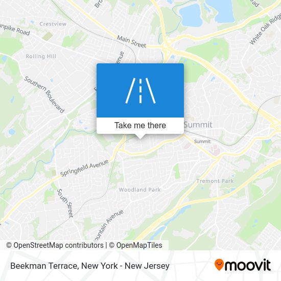¿Cómo llegar a Beekman Terrace, Summit, Nj en autobús o tren?