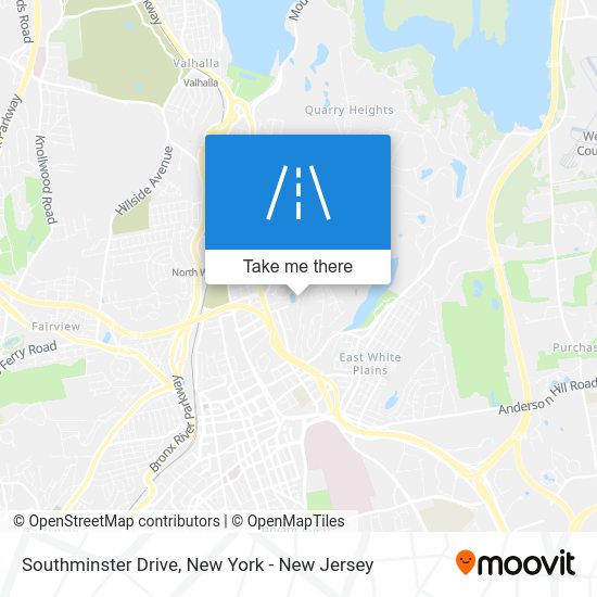 How to get to Southminster Drive, White Plains, Ny by bus or train?