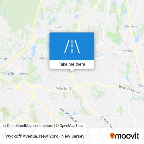 How to get to Wyckoff Avenue in Wyckoff, Nj by Bus or Train?