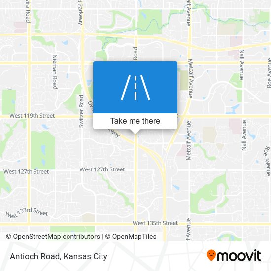 How to get to Antioch Road, Overland Park by bus?