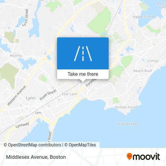 How to get to Middlesex Avenue, Swampscott by Bus, Train or Subway?