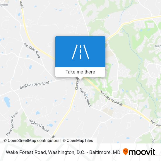 How to get to Wake Forest Road, Howard County by Bus?