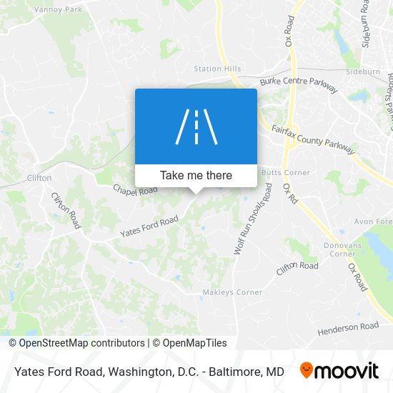 How to get to Yates Ford Road, Fairfax Station by Bus?