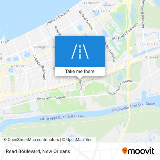How to get to Read Boulevard, New Orleans by bus?