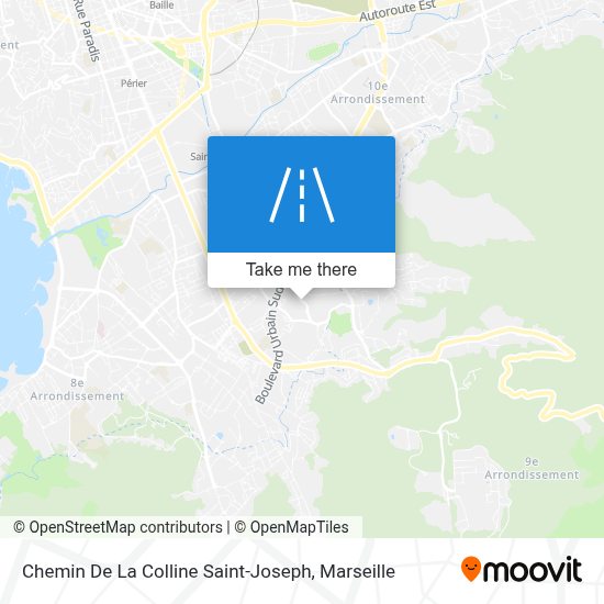 How to get to Chemin De La Colline SaintJoseph in Marseille, 9e
