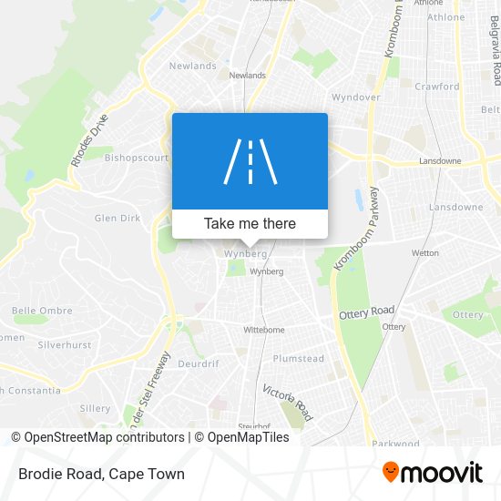How to get to Brodie Road, Wynberg by train or bus?