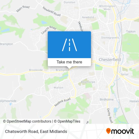 Chatsworth Road London Map How to get to Chatsworth Road in Chesterfield by Bus or Train Moovit