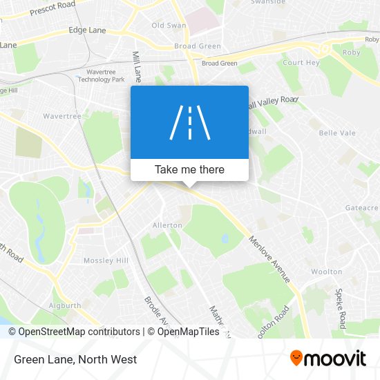 How to get to Green Lane, Liverpool by bus or train?