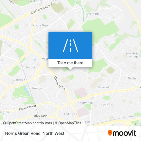 How to get to Norris Green Road, Liverpool by bus or train?