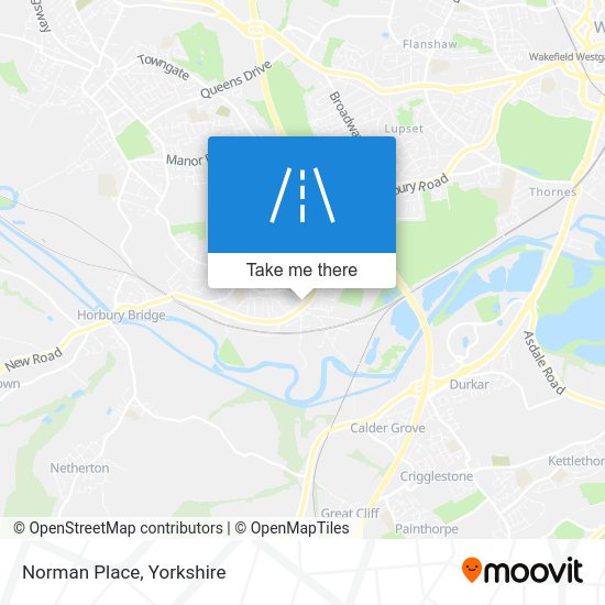 How to get to Norman Place, Wakefield by Bus or Train?