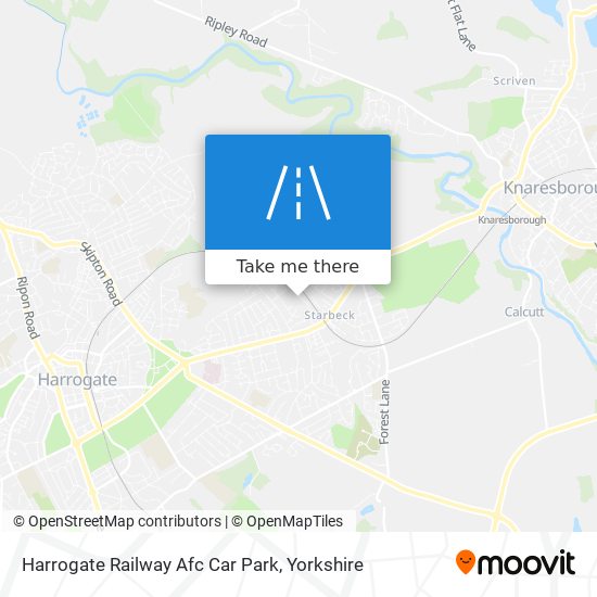 How to get to Harrogate Railway Afc Car Park by Bus?