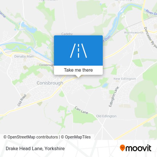 How to get to Drake Head Lane in Conisbrough by Bus or Train?