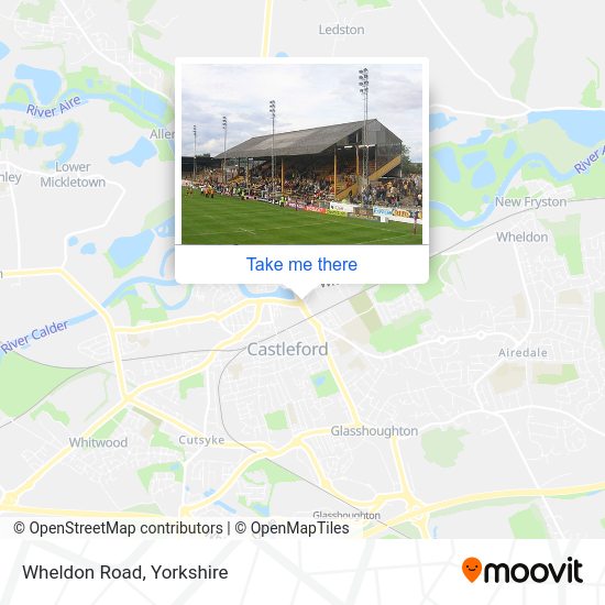 How to get to Wheldon Road, Pontefract by bus or train?