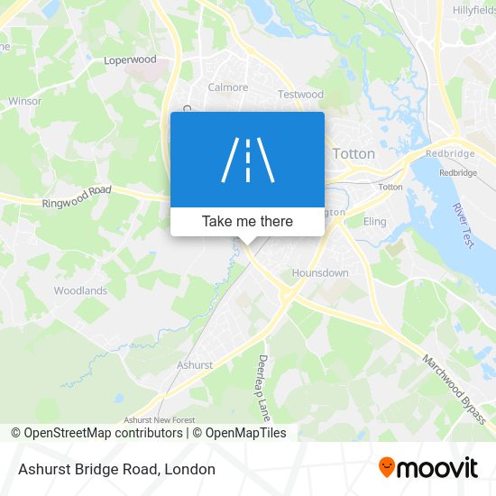 How to get to Ashurst Bridge Road in London by Train or Bus?