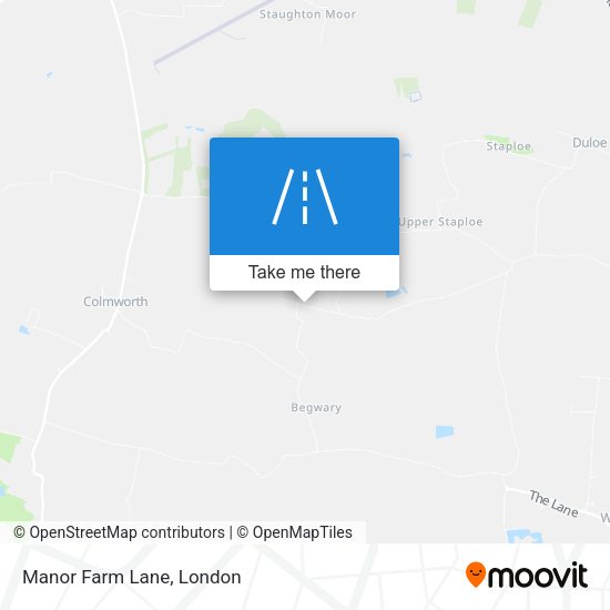 How to get to Manor Farm Lane, Bedford by Bus or Train?
