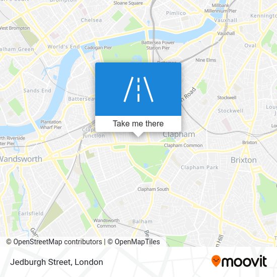 How to get to Jedburgh Street in Clapham by Bus, Train, Tube or DLR?