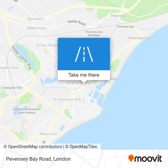 How to get to Pevensey Bay Road, Eastbourne by Bus or Train?