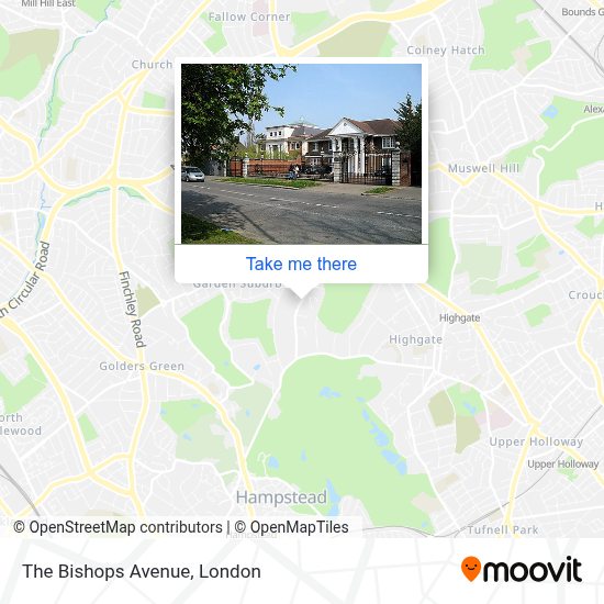 How to get to The Avenue, Finchley by bus, Tube or train?