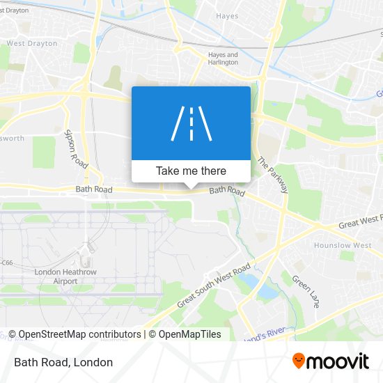 How to get to Bath Road, Heathrow by bus, train or Tube?