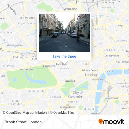 Brook Street, Mayfair Public Transport