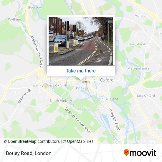 How to get to Botley Road, Oxford by bus or train?