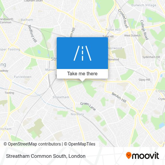 Find the best routes to Streatham Common South