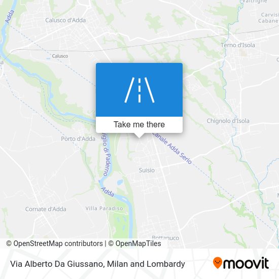 How to get to Via Alberto Da Giussano, Suisio by bus or train?